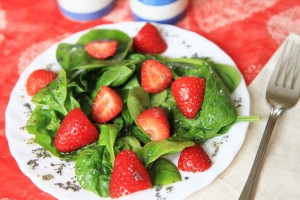 strawberry-spinach-salad