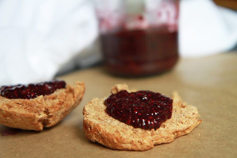 spelt-scones-and-berry-chia-seed-jam